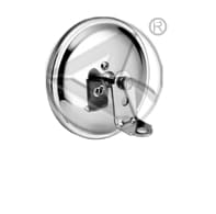 563.9001-5 in. Convex Mirror with  L Bracket-Stainless Steel, (product_type), (product_vendor) - Nick's Truck Parts