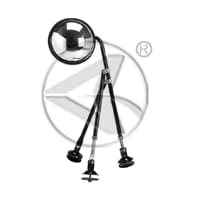 563.9018-Stainless Steel Fender Tripod Assembly with  8-1/2 in. Mirror-Stainless Steel, (product_type), (product_vendor) - Nick's Truck Parts