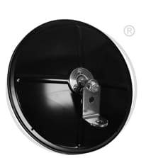 563.9021-8-1/2 in. Convex Mirror-Black with  L Bracket, (product_type), (product_vendor) - Nick's Truck Parts
