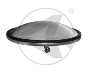 563.9045-8-1/2 in. Convex Mirror/Bracket, (product_type), (product_vendor) - Nick's Truck Parts