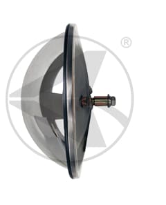 563.9049-8-1/2 in. Eyeball Convex Mirror-Stainless Steel, (product_type), (product_vendor) - Nick's Truck Parts