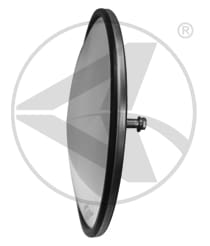 563.9056-10-1/2 in. Convex Mirror-Stainless Steel, (product_type), (product_vendor) - Nick's Truck Parts