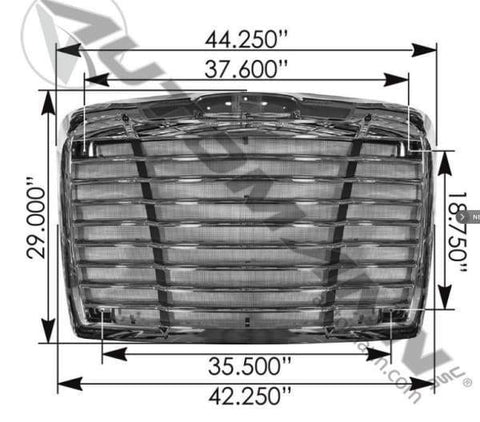 564.14005CB-Grille Freightliner with Screen, (product_type), (product_vendor) - Nick's Truck Parts