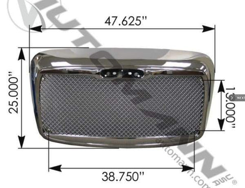 564.14017-Freightliner Grille with Screen, (product_type), (product_vendor) - Nick's Truck Parts