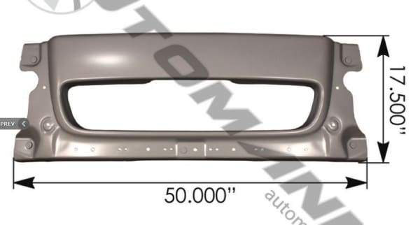 564.46318-CENTER BUMPER FREIGHTLINER, (product_type), (product_vendor) - Nick's Truck Parts