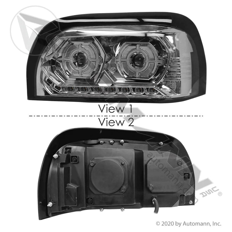 564.46043ADC - Headlamp LH Freightliner Century LED - Nick's Truck Parts