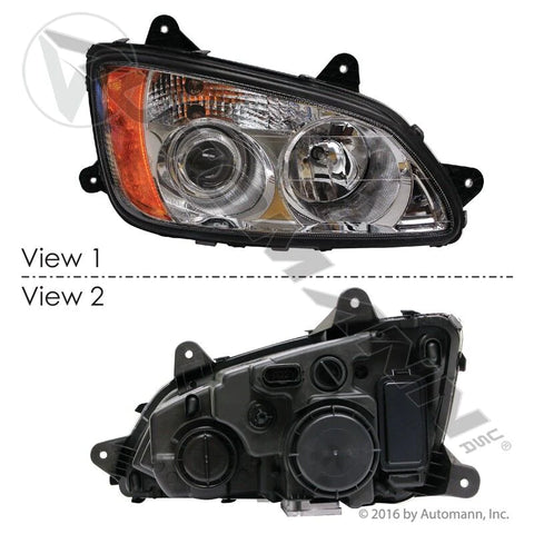 564.59050Z-RH Xenon HID Kenworth Headlamp - - Nick's Truck Parts