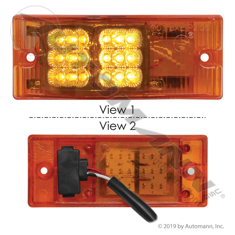 564.62027 - Side Indicator LED Lamp Mack | Nick's Truck Parts