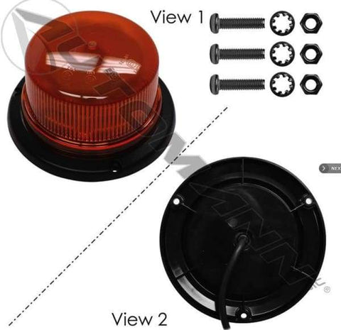 571.KL100CAHE-Hella K-LED 100 Compact Warning LT Amber, (product_type), (product_vendor) - Nick's Truck Parts