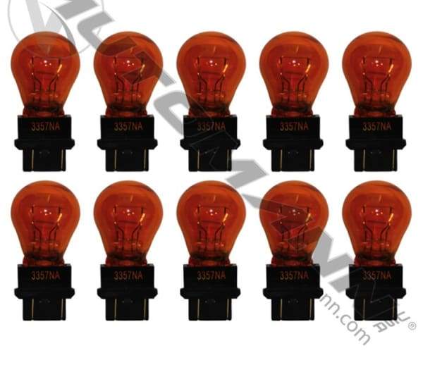 571.LB3357NA-Miniature Bulb 3357NA Amber  (Qty of 10), (product_type), (product_vendor) - Nick's Truck Parts