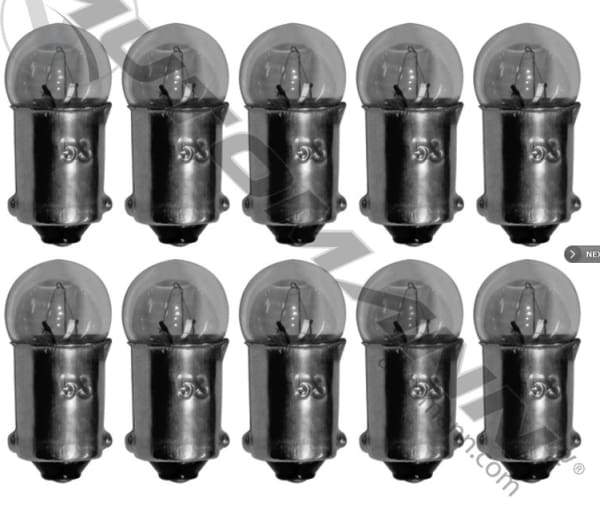 571.LB53-Miniature Bulb 53  (Qty of 10), (product_type), (product_vendor) - Nick's Truck Parts