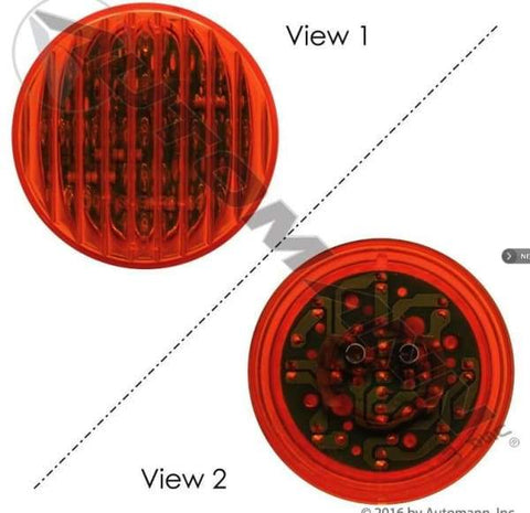 571.LD10A13-Marker Light LED  2-1/2 IN Amber, (product_type), (product_vendor) - Nick's Truck Parts