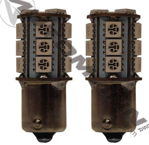 571.LD1156A18P-2-LED Bulb 1156 Amber 2pcs Premium, (product_type), (product_vendor) - Nick's Truck Parts