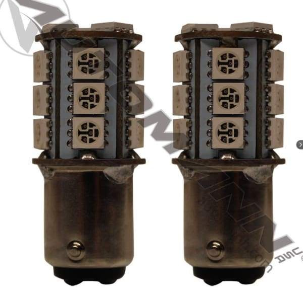 571.LD1157A18P-2-LED Bulb 1157 Amber 2pcs Premium, (product_type), (product_vendor) - Nick's Truck Parts