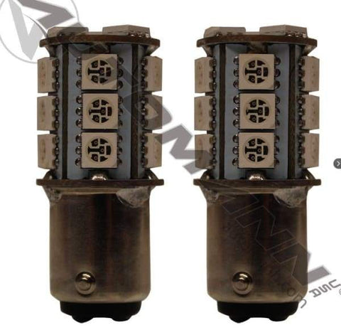 571.LD1157A18P-2-LED Bulb 1157 Amber 2pcs Premium, (product_type), (product_vendor) - Nick's Truck Parts