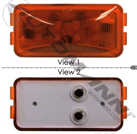 571.LD15A8MV-Marker Light LED 1X2-1/2in Amber 10-30V, (product_type), (product_vendor) - Nick's Truck Parts