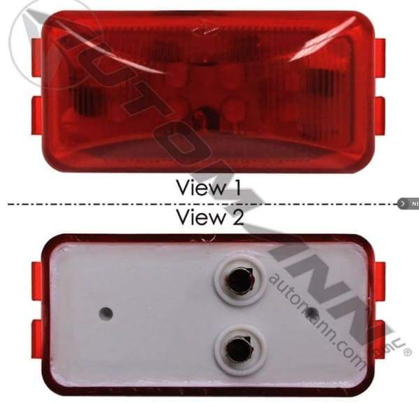 571.LD15R8MV-Marker Light LED 1X2-1/2in Red 10-30V, (product_type), (product_vendor) - Nick's Truck Parts
