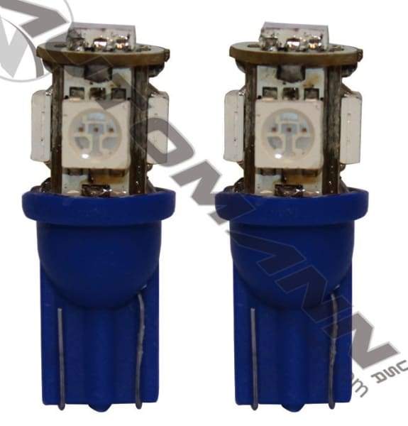 571.LD194B5P-2-LED Bulb 194 Blue 2pcs Premium, (product_type), (product_vendor) - Nick's Truck Parts
