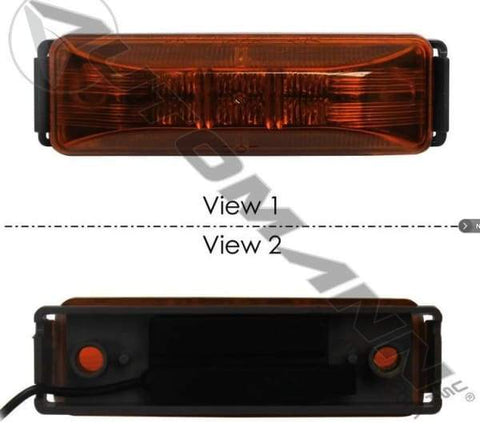 571.LD19A12-KG1-Marker Light Kit LED 1in X 4in Amber, (product_type), (product_vendor) - Nick's Truck Parts