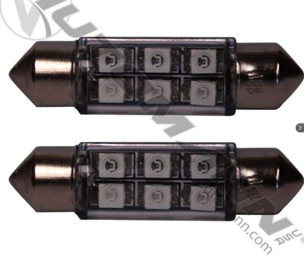 571.LD2112R6P-2-LED Bulb 211-2 Red 2pcs Premium, (product_type), (product_vendor) - Nick's Truck Parts