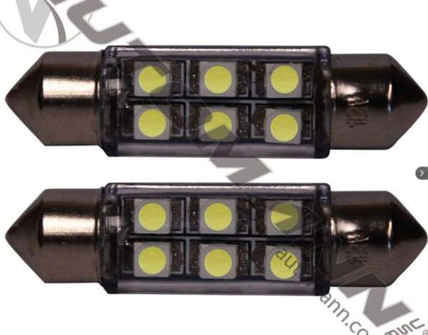571.LD2112W6P-2-LED Bulb 211-2 White 2pcs Premium, (product_type), (product_vendor) - Nick's Truck Parts