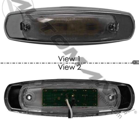 571.LD267CA12-Marker Light LED SS Bezel Clear Lens, (product_type), (product_vendor) - Nick's Truck Parts