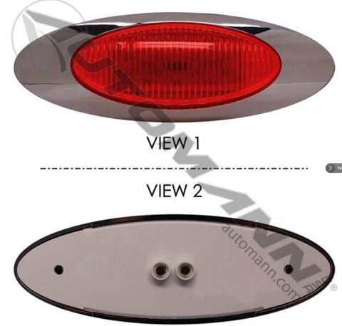571.LD27R2M3-Marker Light LED 2in X 3in Red, (product_type), (product_vendor) - Nick's Truck Parts
