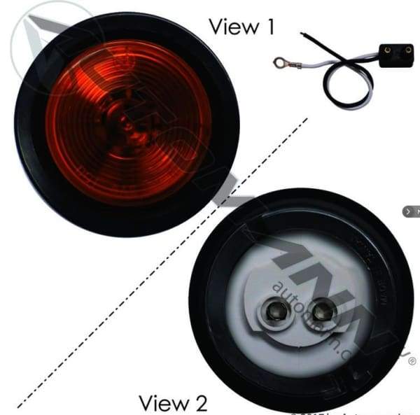 571.LD30A10MV-K-Marker Light Kit LED 2in Amber 10-30V, (product_type), (product_vendor) - Nick's Truck Parts