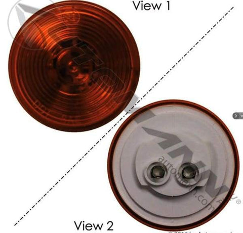 571.LD30A10MV-Marker Light LED 2in Amber 10-30V, (product_type), (product_vendor) - Nick's Truck Parts