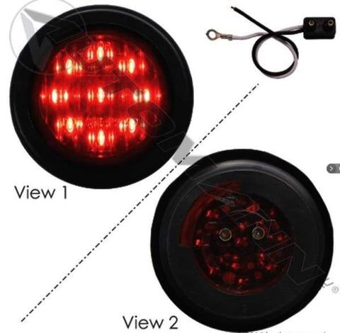 571.LD30R9-K-Marker Light Kit LED 2in Red, (product_type), (product_vendor) - Nick's Truck Parts