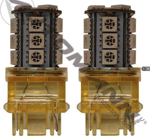 571.LD3156A18P-2-LED Bulb 3156 Amber 2pcs Premium, (product_type), (product_vendor) - Nick's Truck Parts