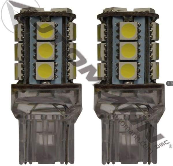 571.LD3156W18P-2-LED Bulb 3156 White 2pcs Premium, (product_type), (product_vendor) - Nick's Truck Parts