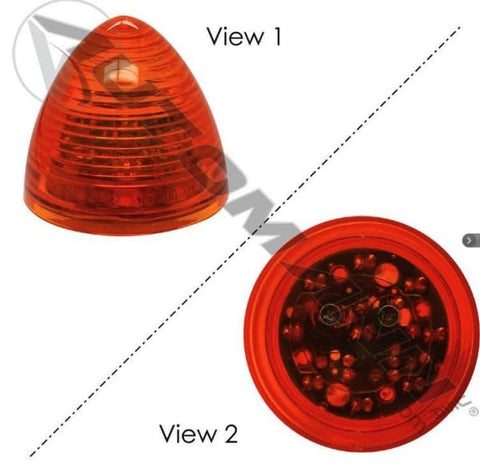 571.LD31A9-Marker Light LED 2in Beehive Amber, (product_type), (product_vendor) - Nick's Truck Parts