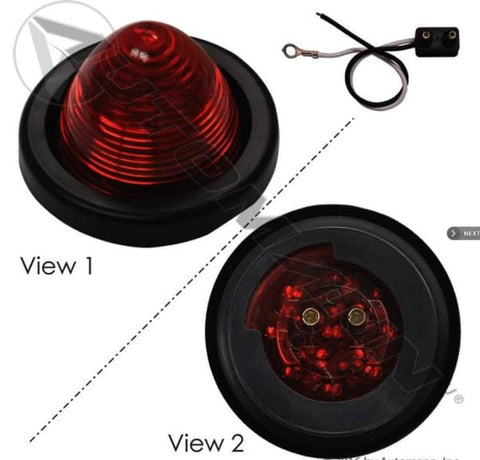 571.LD31R9-K-Marker Light Beehive Kit LED 2 Red, (product_type), (product_vendor) - Nick's Truck Parts