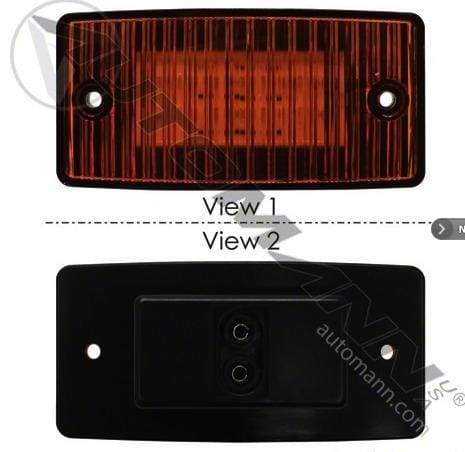 571.LD324A12-Cab Marker Light LED Amber, (product_type), (product_vendor) - Nick's Truck Parts