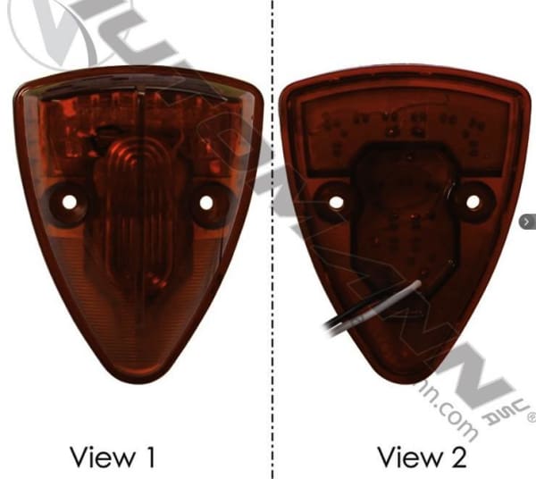 571.LD326A15-Cab Marker Light LED Triangle Amber, (product_type), (product_vendor) - Nick's Truck Parts