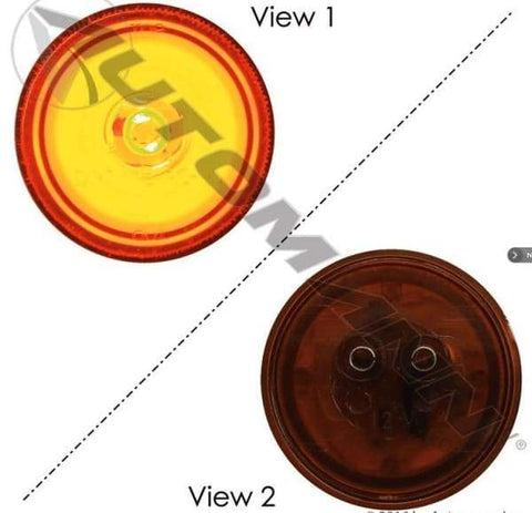 571.LD32A9-Marker Light LED 2in Amber Zeon Halo, (product_type), (product_vendor) - Nick's Truck Parts