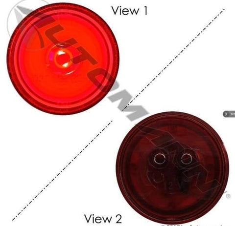 571.LD32R9-Marker Light LED 2in Red Zeon Halo, (product_type), (product_vendor) - Nick's Truck Parts