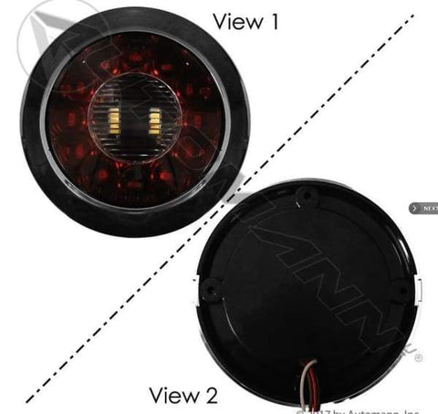 571.LD404RW14-S/T/T and Back-Up LED Light 4in, (product_type), (product_vendor) - Nick's Truck Parts