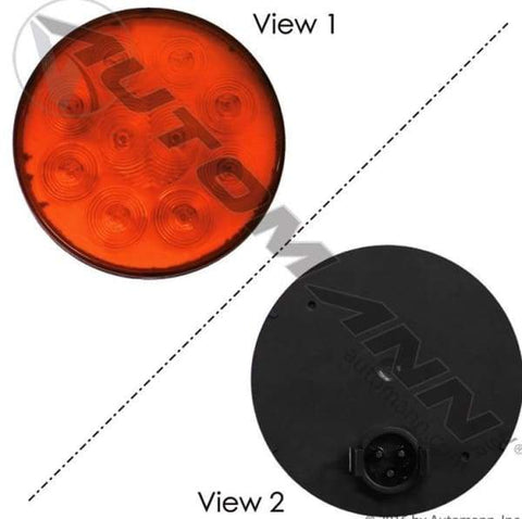 571.LD405A10-F/P/T Light LED 4in Red Male 3 Pin, (product_type), (product_vendor) - Nick's Truck Parts