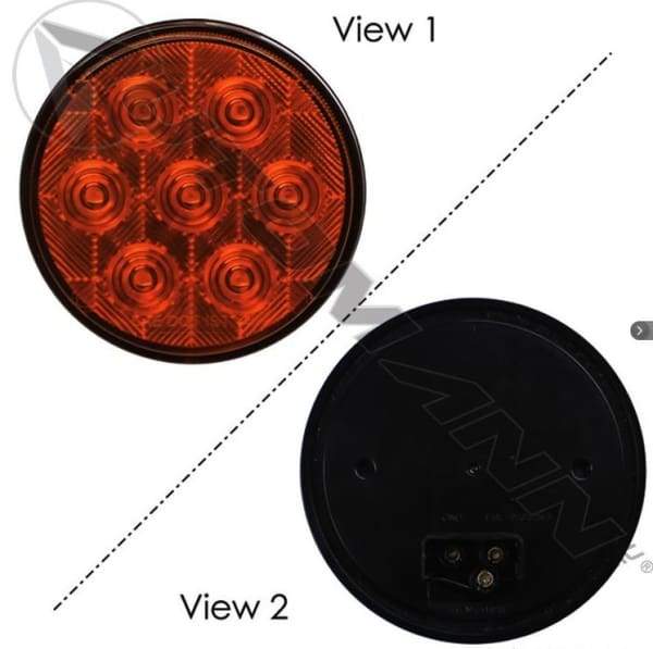 571.LD40A7-F/P/T Light LED 4in Amber, (product_type), (product_vendor) - Nick's Truck Parts