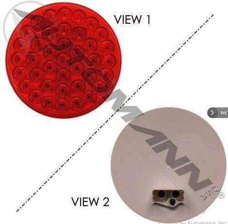 571.LD40R39-S/T/T Light LED 4in Red, (product_type), (product_vendor) - Nick's Truck Parts