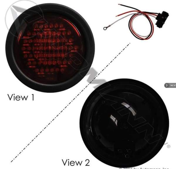571.LD40R60-K-S/T/T Light Kit LED 4in Red, (product_type), (product_vendor) - Nick's Truck Parts