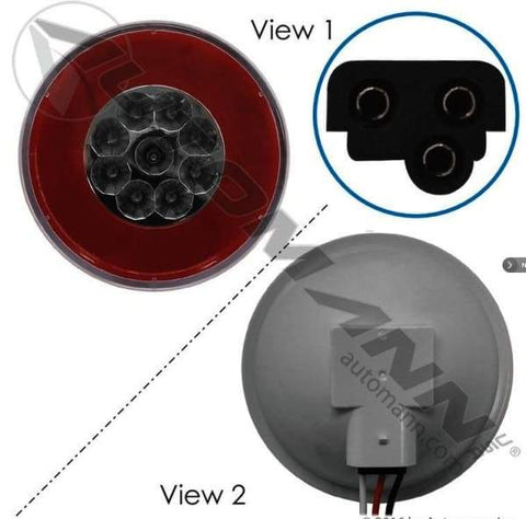 571.LD41R19-S/T/T Light LED 4in Red, (product_type), (product_vendor) - Nick's Truck Parts