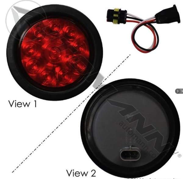 571.LD44R10-K-S/T/T Light Kit LED 4in Red, (product_type), (product_vendor) - Nick's Truck Parts