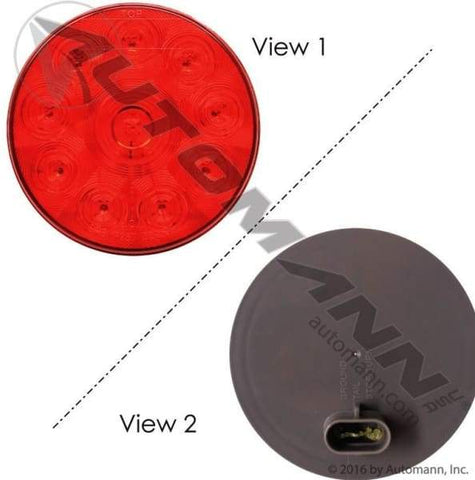 571.LD44R10-S/T/T Light LED 4in Red, (product_type), (product_vendor) - Nick's Truck Parts