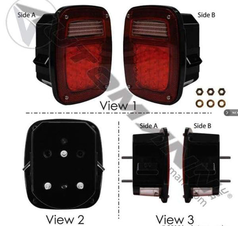 571.LD508R42-S/T/T Box Light LED Double Metri-Pack, (product_type), (product_vendor) - Nick's Truck Parts