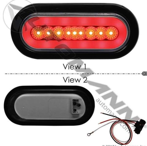 571.LD61R21-K-S/T/T Light Kit LED 4in Red, (product_type), (product_vendor) - Nick's Truck Parts