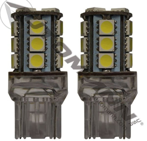 571.LD7440W18P-2-LED Bulb 7440 White 2pcs Premium, (product_type), (product_vendor) - Nick's Truck Parts