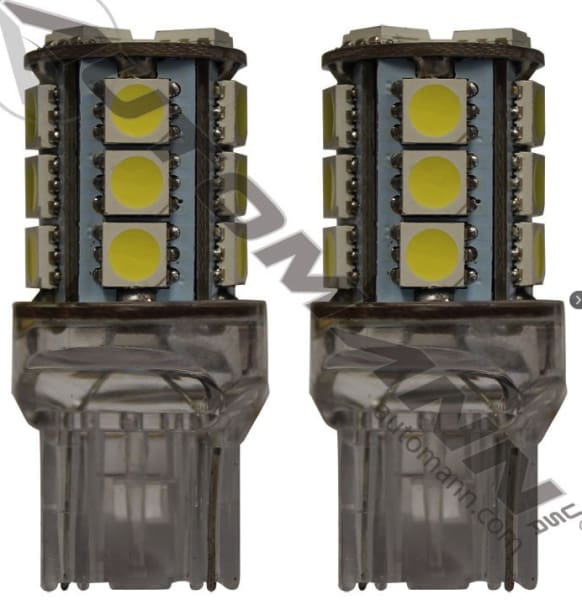 571.LD7443W18P-2-LED Bulb 7443 White 2pcs Premium, (product_type), (product_vendor) - Nick's Truck Parts